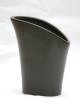 Vase anthracite - ouverture large